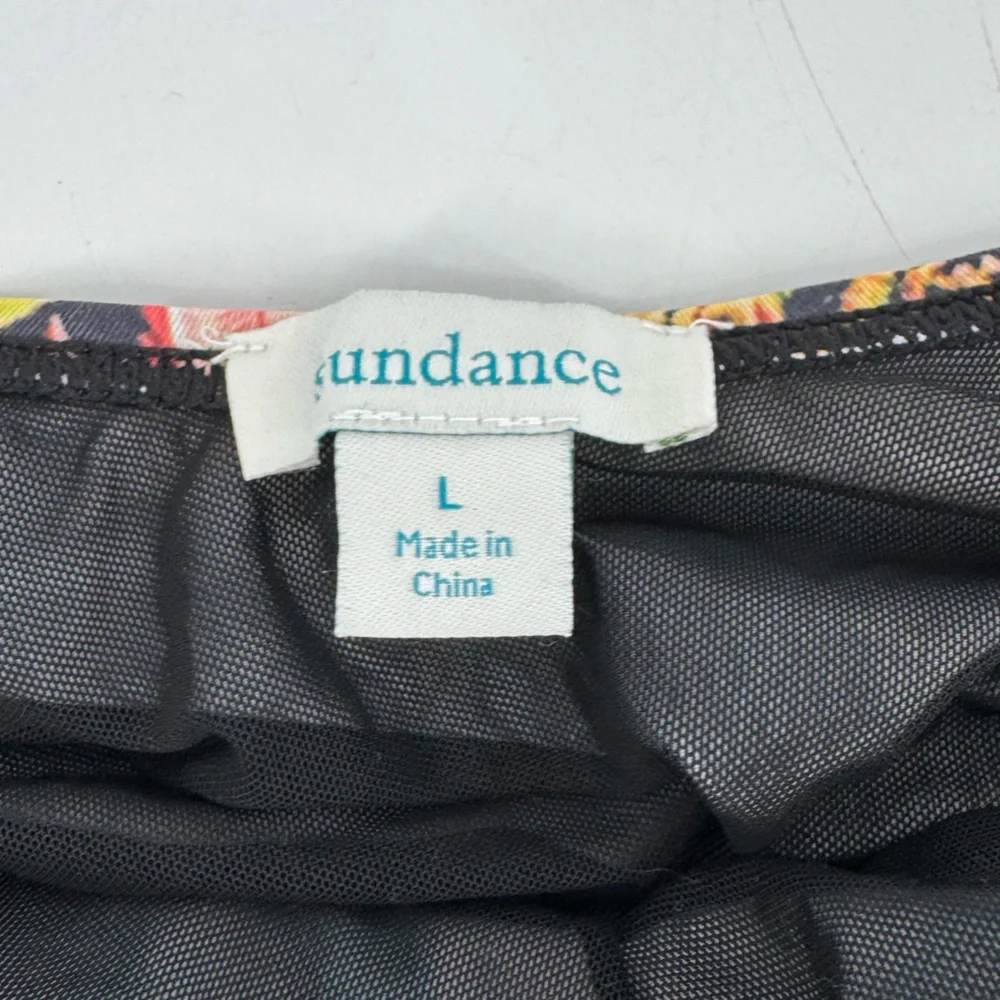 Sundance Radiant Swimsuit One Piece‎ Wrap Tropical Floral Print Size L